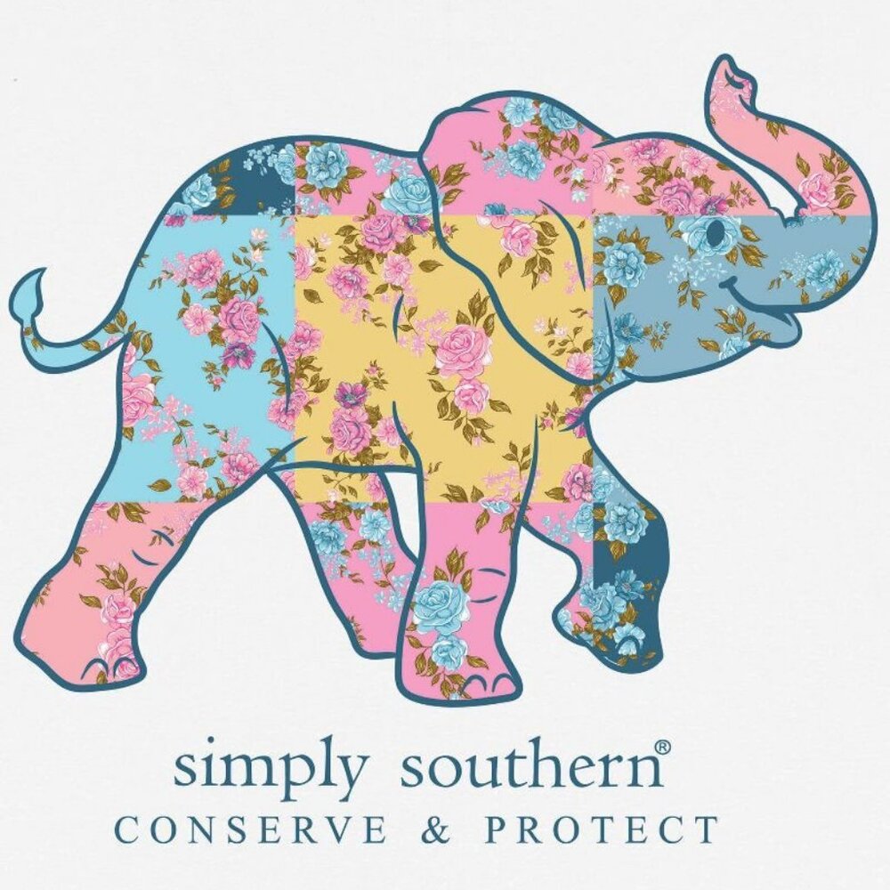 Patch Elephant Tracker Shirt by Simply Southern - Picture 2 of 2